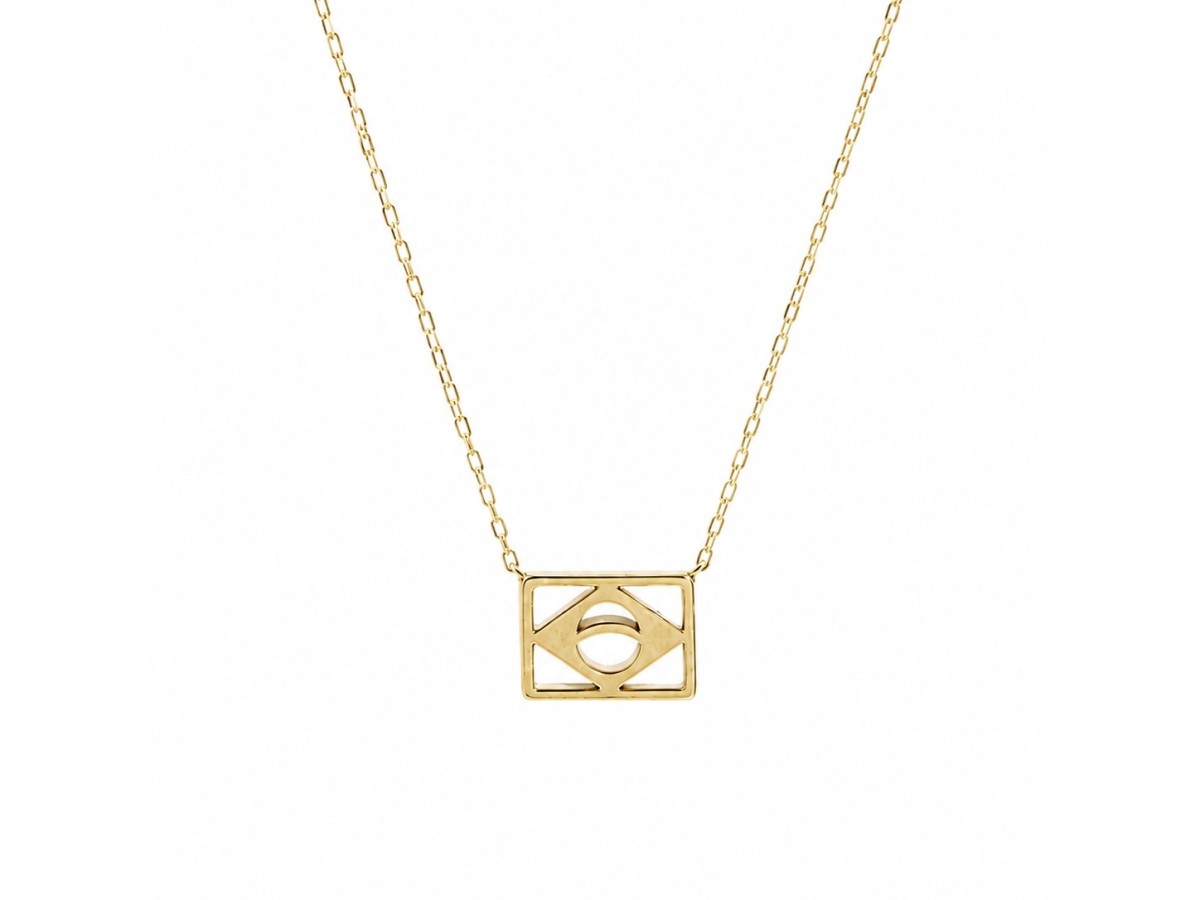 Colar Brasil Banho de Ouro 18k