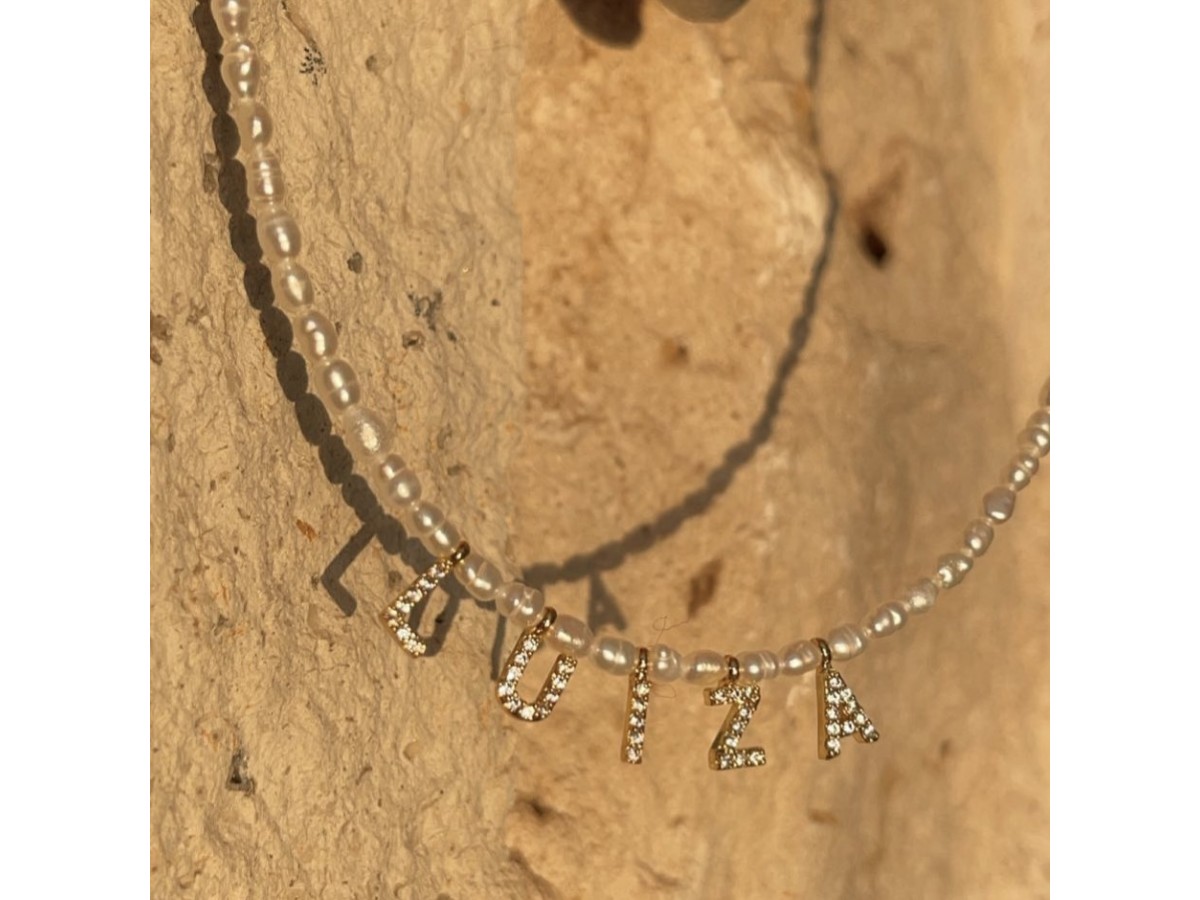 Colar Personalizado Pérola Natural.