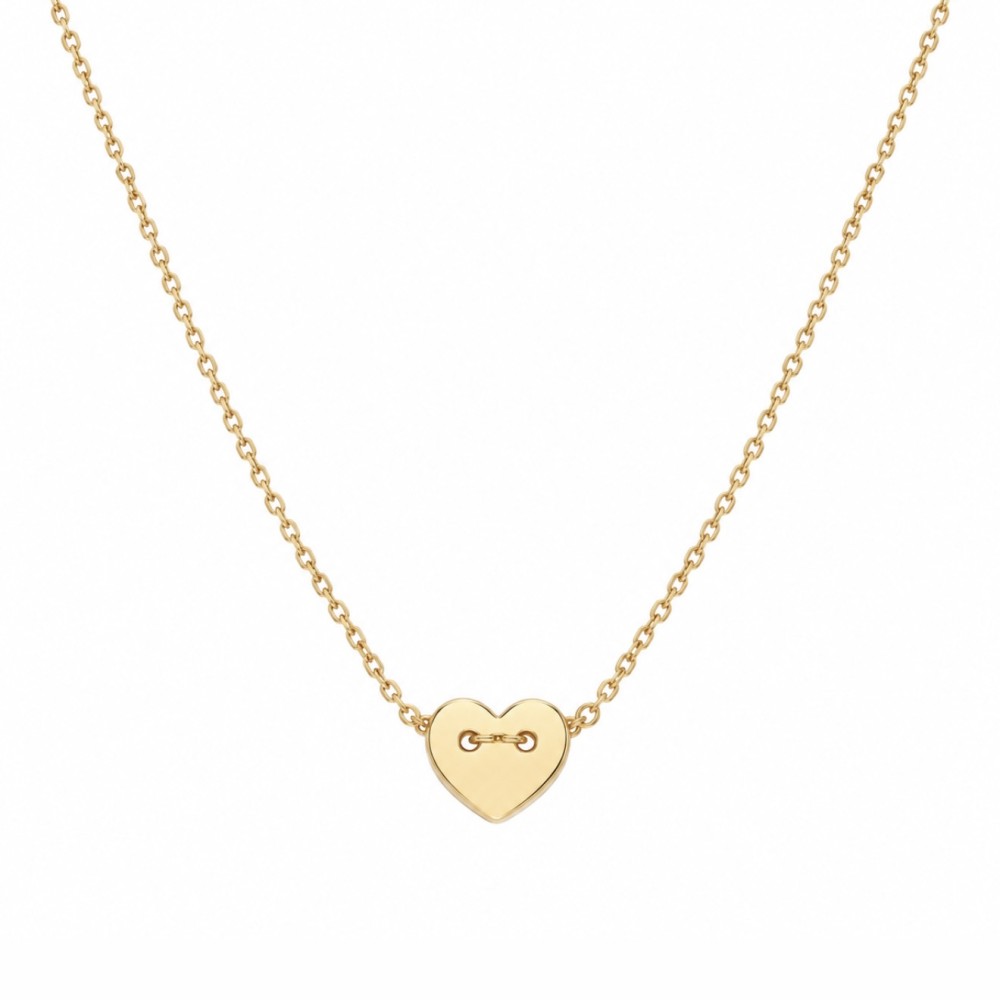 Colar Coração Personalizável Banho de Ouro 18k. Colar Coração Personalizável Banho de Ouro 18k.