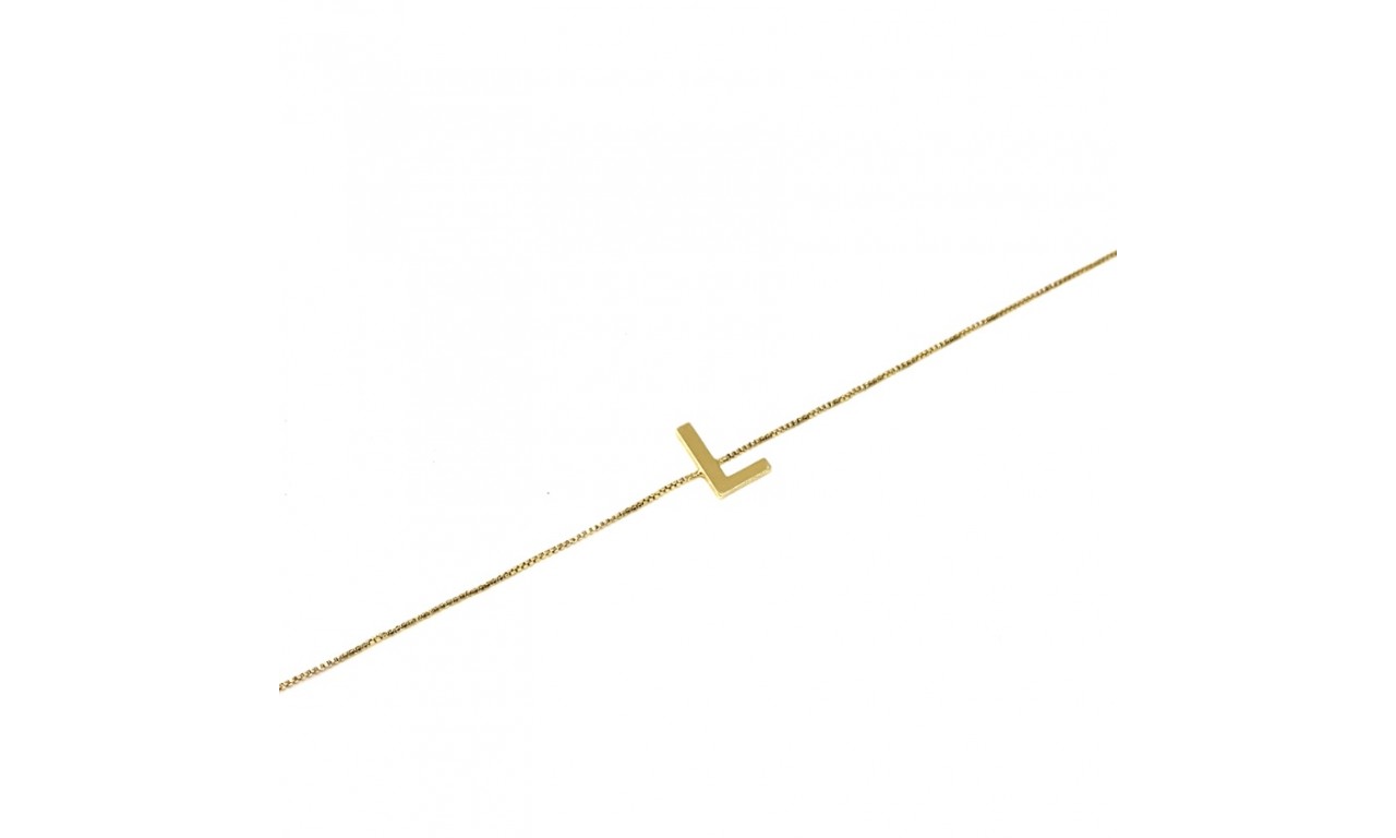 Pulseira Inicial Ouro 18k.