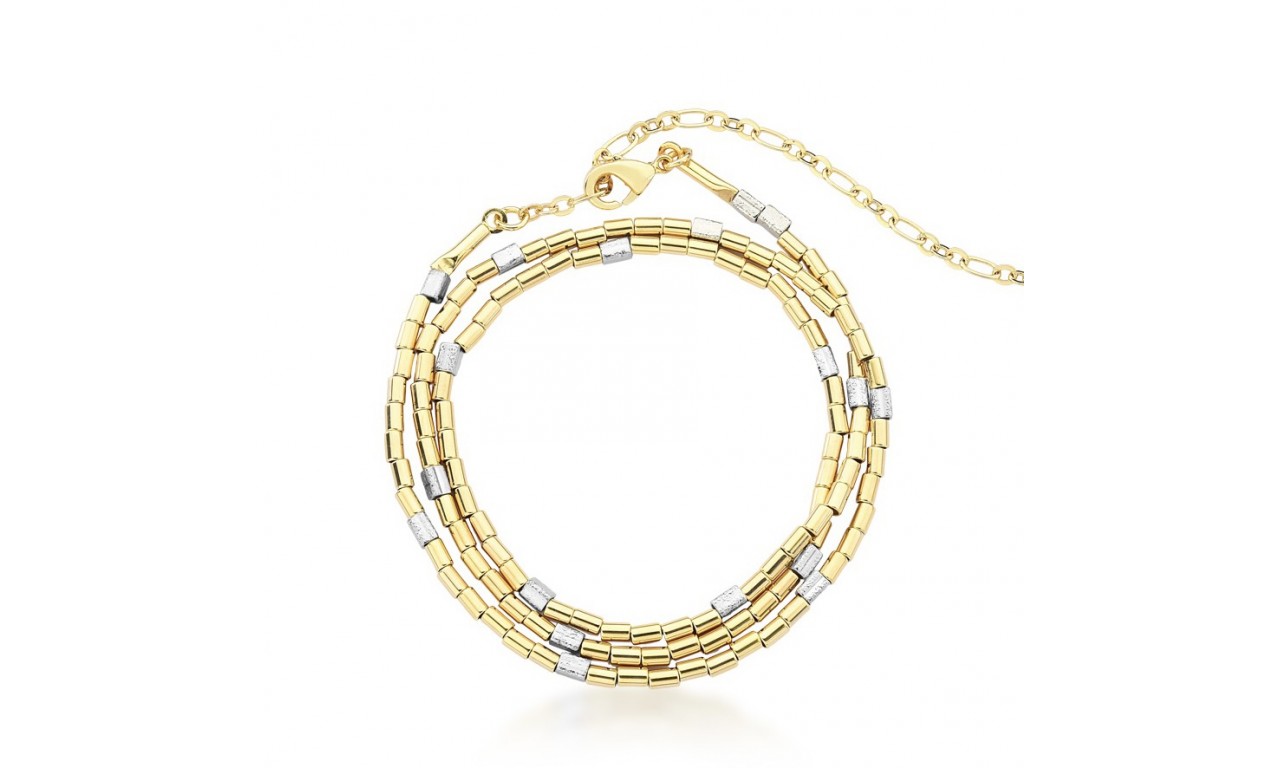 Pulseira Canutilhos Banho de Ouro 18k.