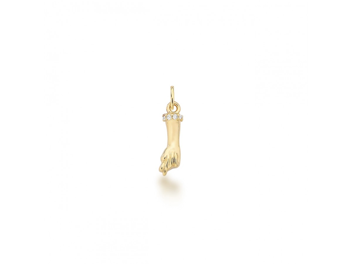 Pingente Figa Banho de Ouro 18k.