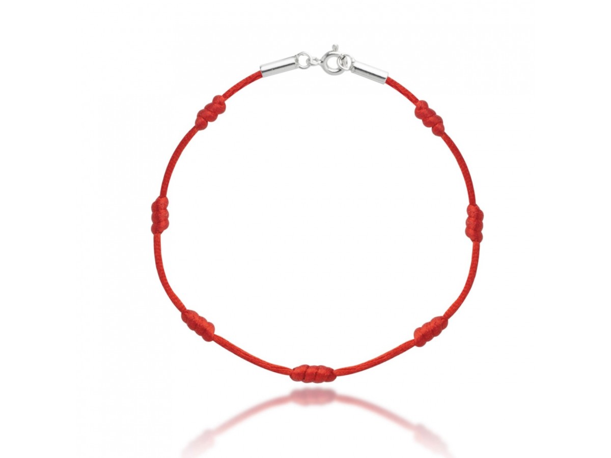 Pulseira 7 Nós Fio de Seda Sob medida.