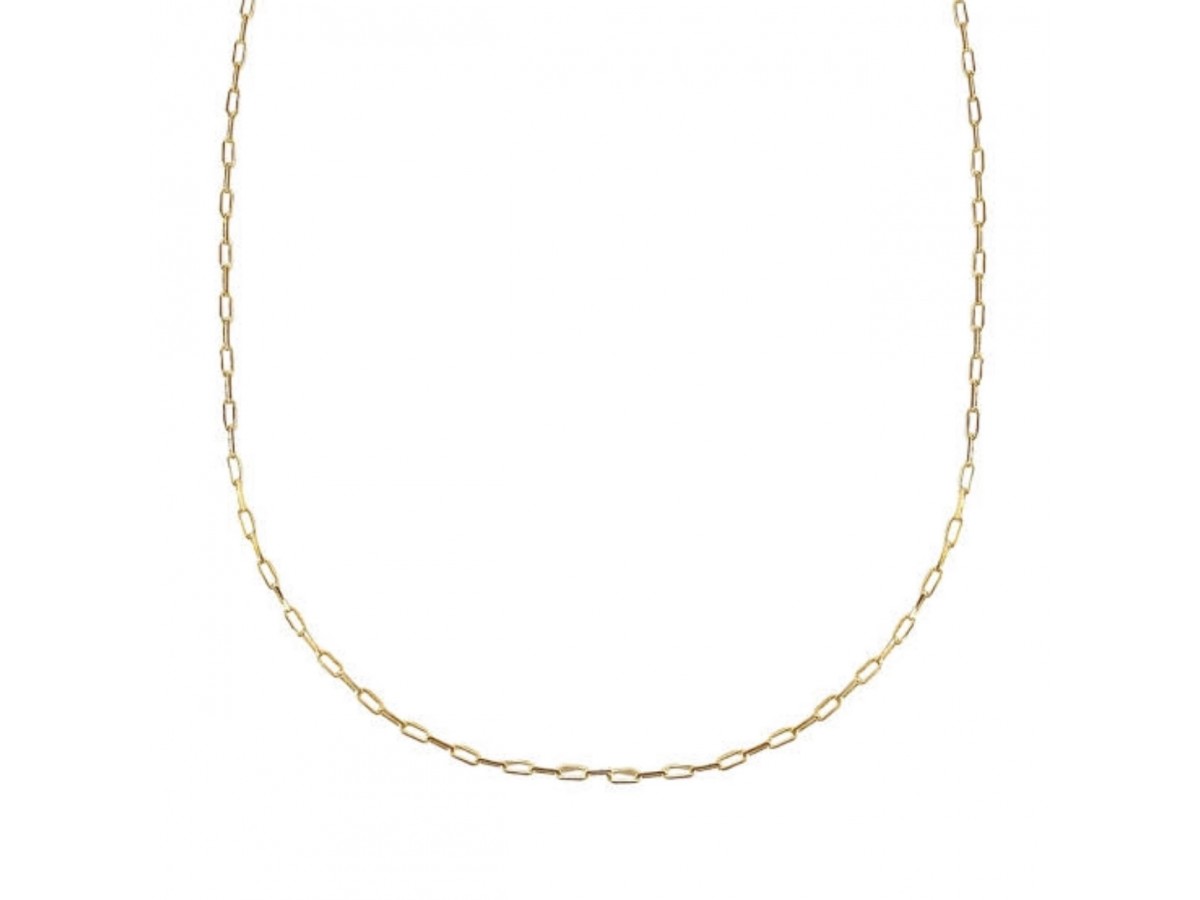 Colar Corrente Fina Banho de Ouro 18k.