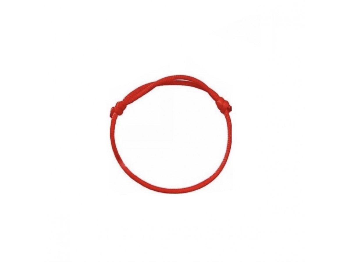 Pulseira Vermelha Fio de Seda.