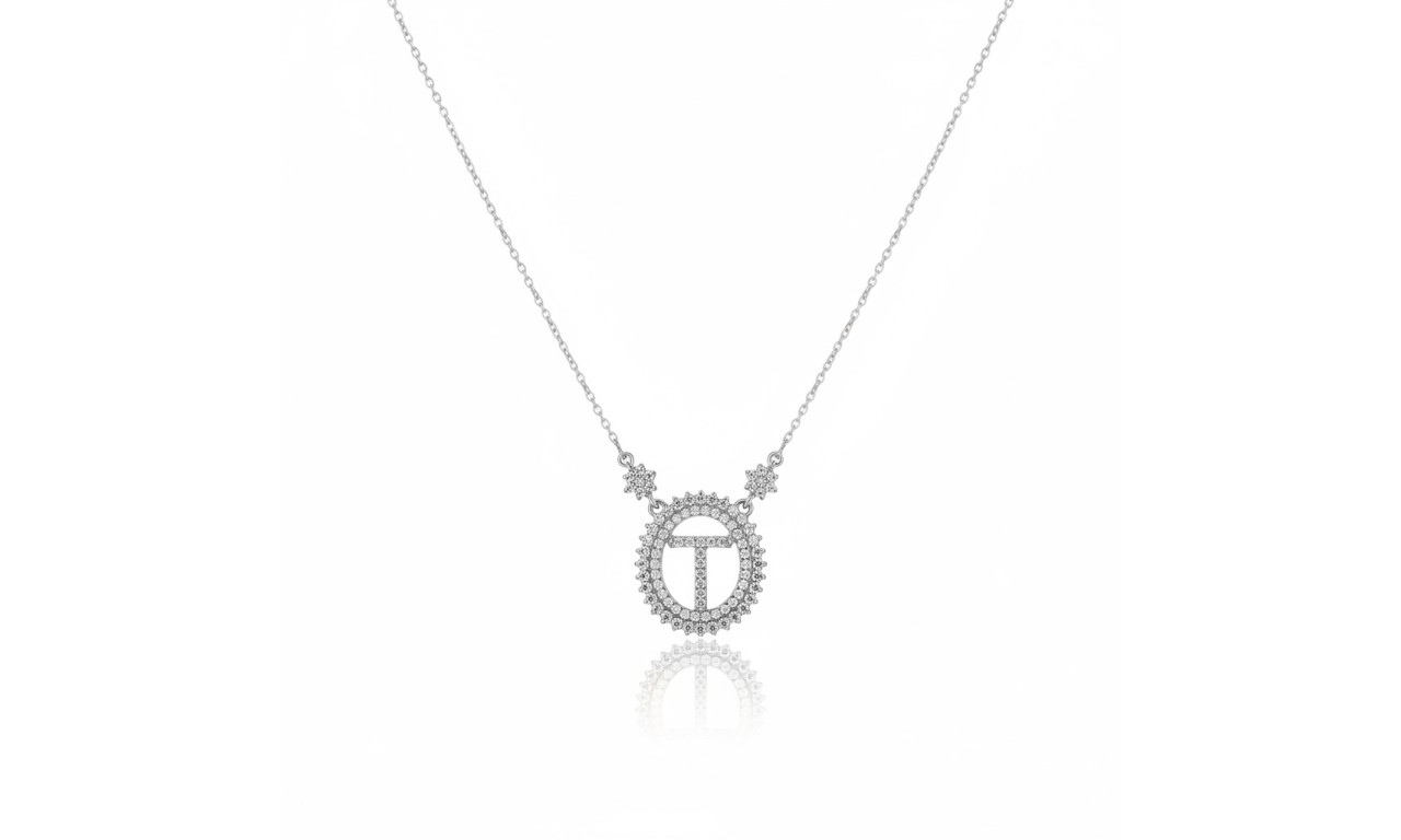 Colar Inicial Medalha Banho de Ouro 18k ou Ródio Branco. Colar Inicial Medalha Banho de Ouro 18k ou Ródio Branco.