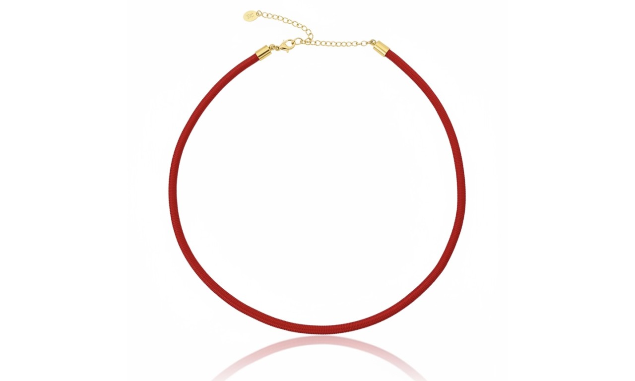 Colar Cordão 4mm Banho de Ouro 18k,