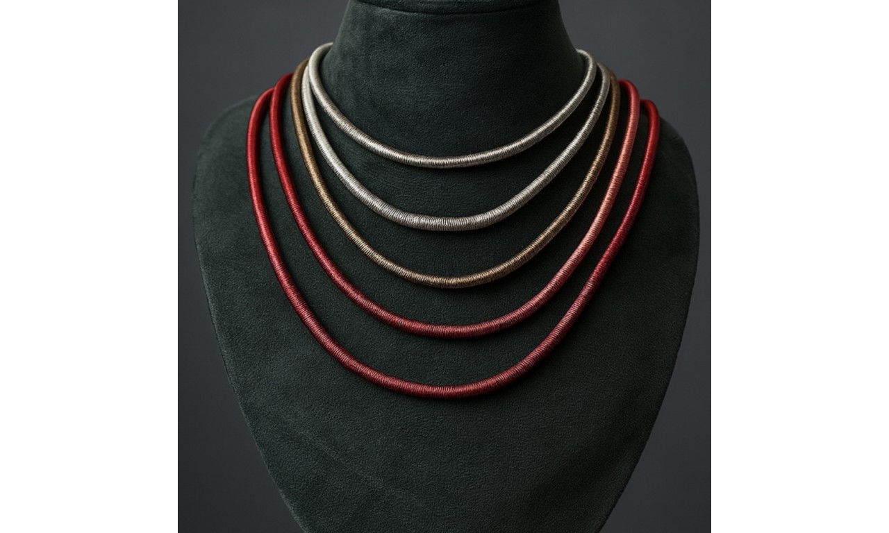 Colar Cordão 4mm Banho de Ouro 18k,