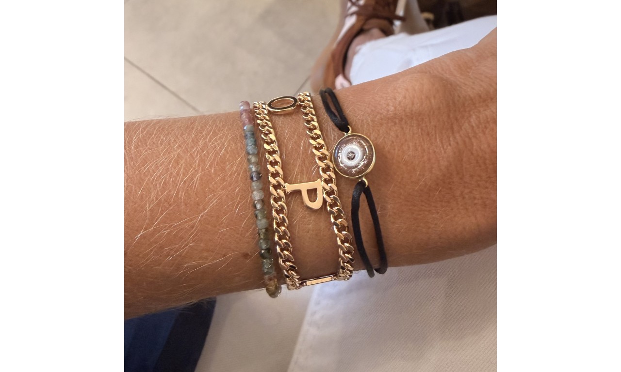Pulseira Corrente Love ou Hope Banho de Ouro 18k.