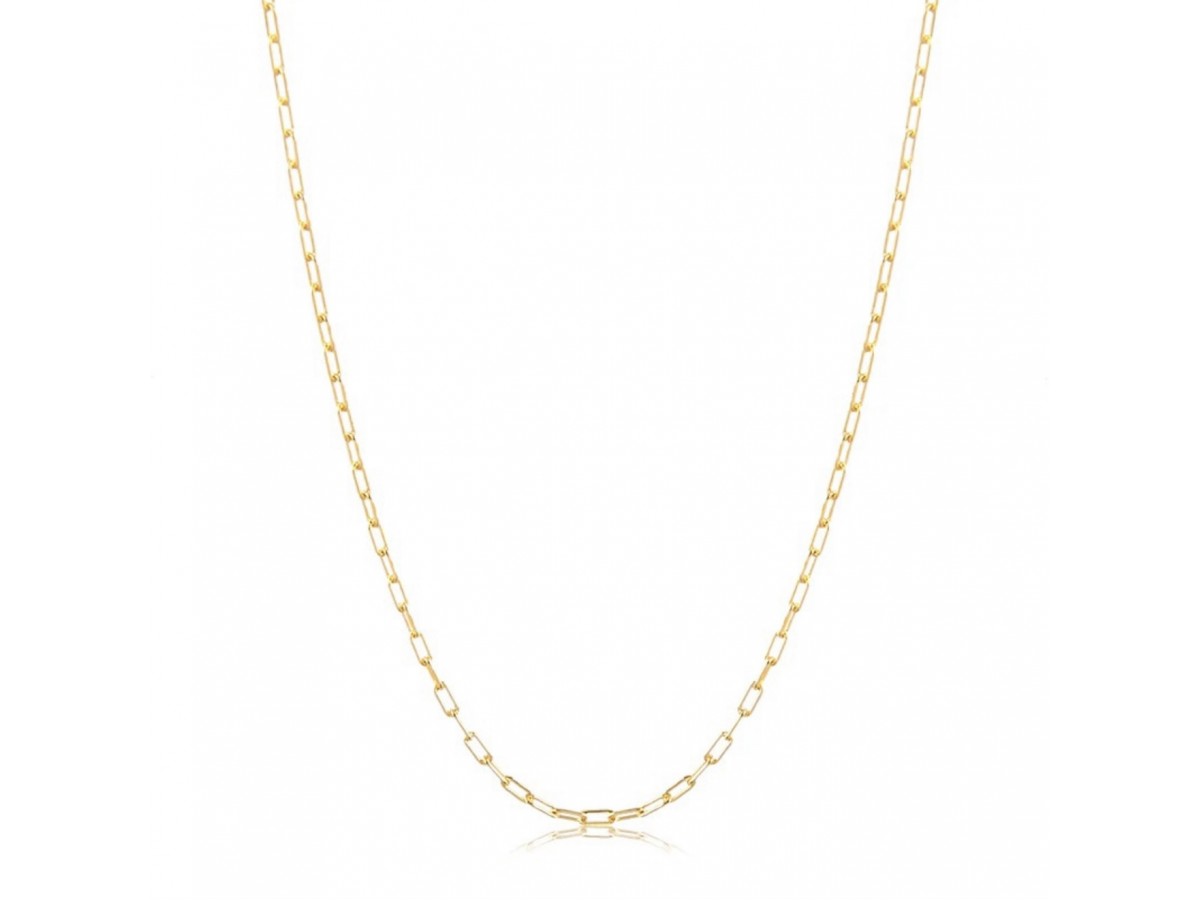 Colar Corrente Fina Banho de Ouro 18k.