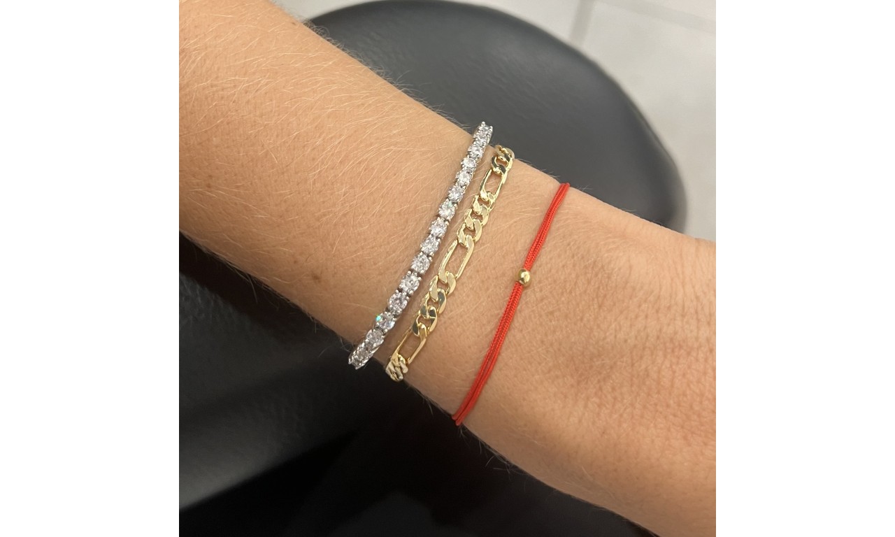 Pulseira Corrente Grumet Banho de Ouro18k.