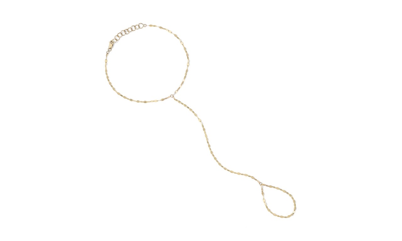 Pulseira de Mão Shine Banho de Ouro 18k.
