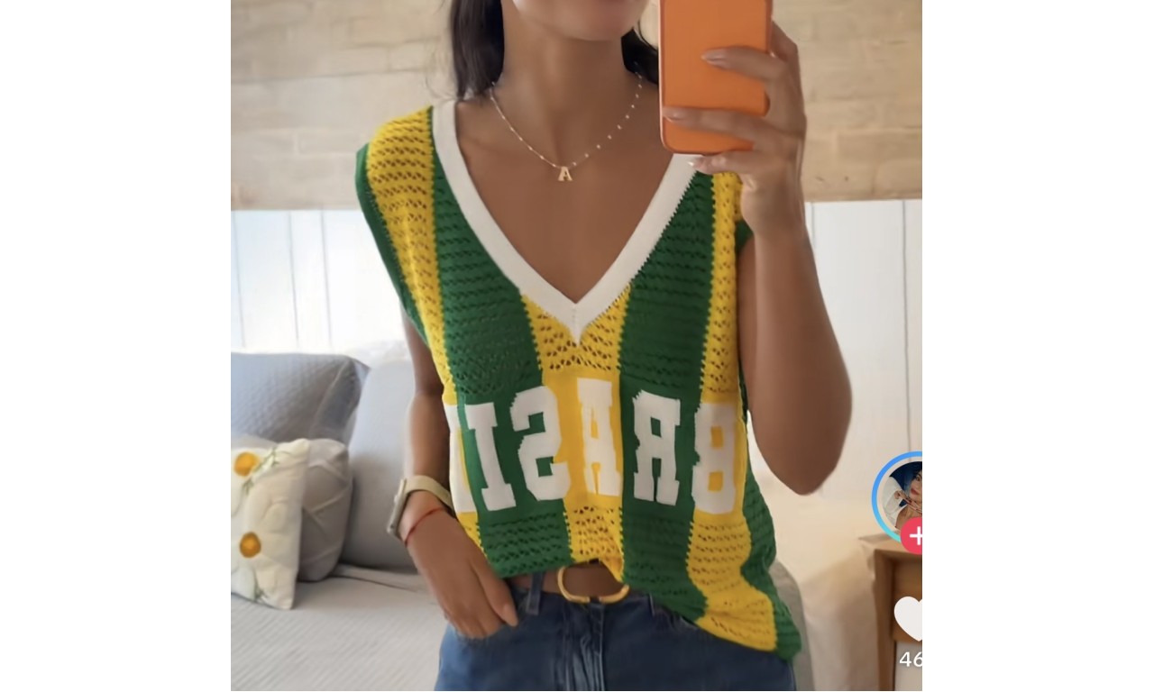 Colar Inicial Pérolas Banho de Ouro 18k.