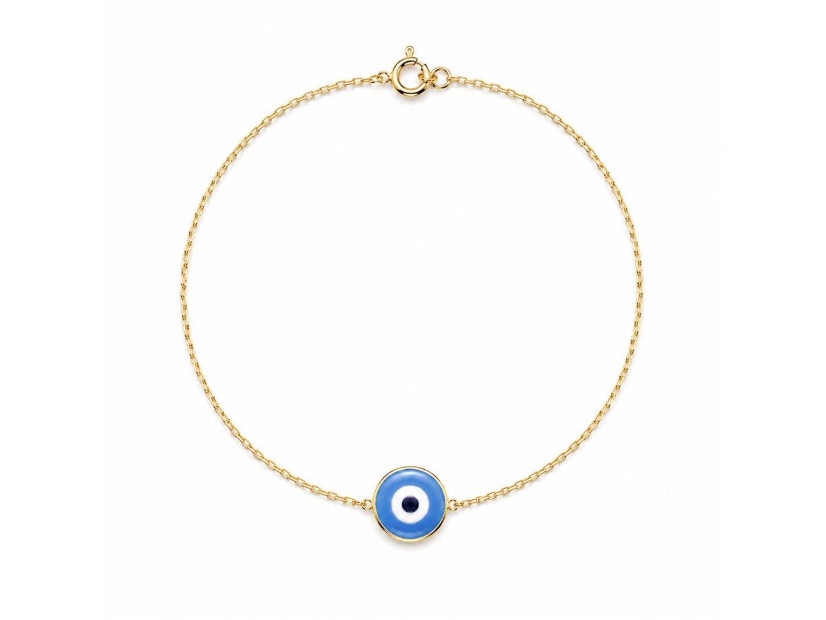 Pulseira Olho Grego Prata 925.