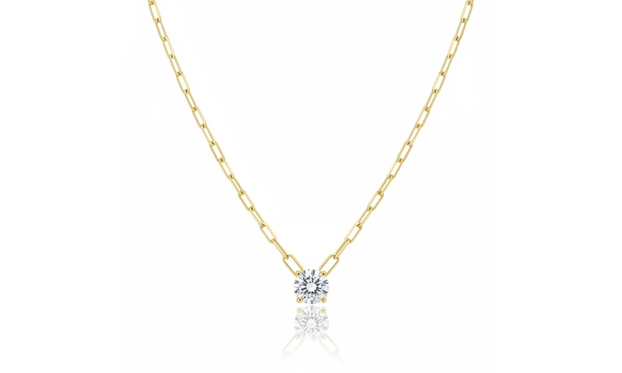 Colar Corrente Ponto de Luz Banho de Ouro 18k.