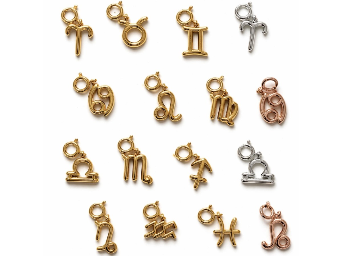 Pingente Signo Banho de Ouro 18k.