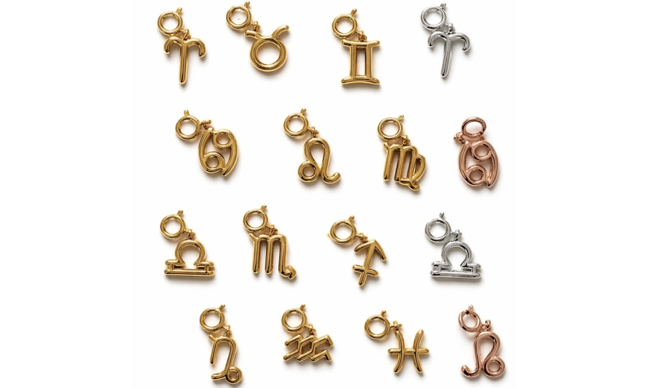 Pingente Signo Banho de Ouro 18k.