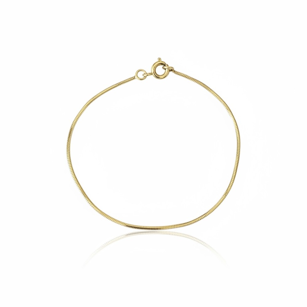 Pulseira Lisa Sob Medida Banho de Ouro 18k. Pulseira Lisa Sob Medida Banho de Ouro 18k.