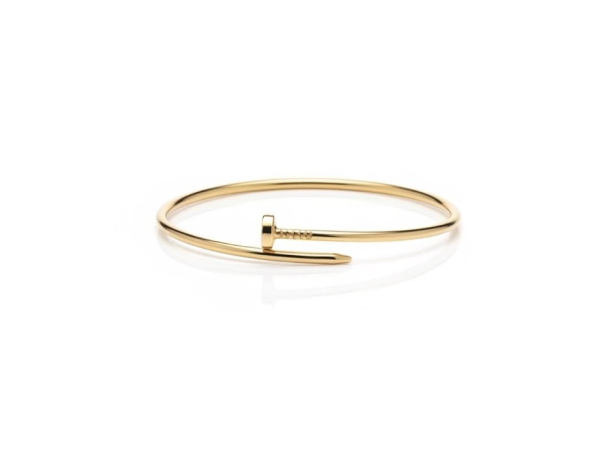 Pulseira Prego Banho de Ouro 18K (justinha)