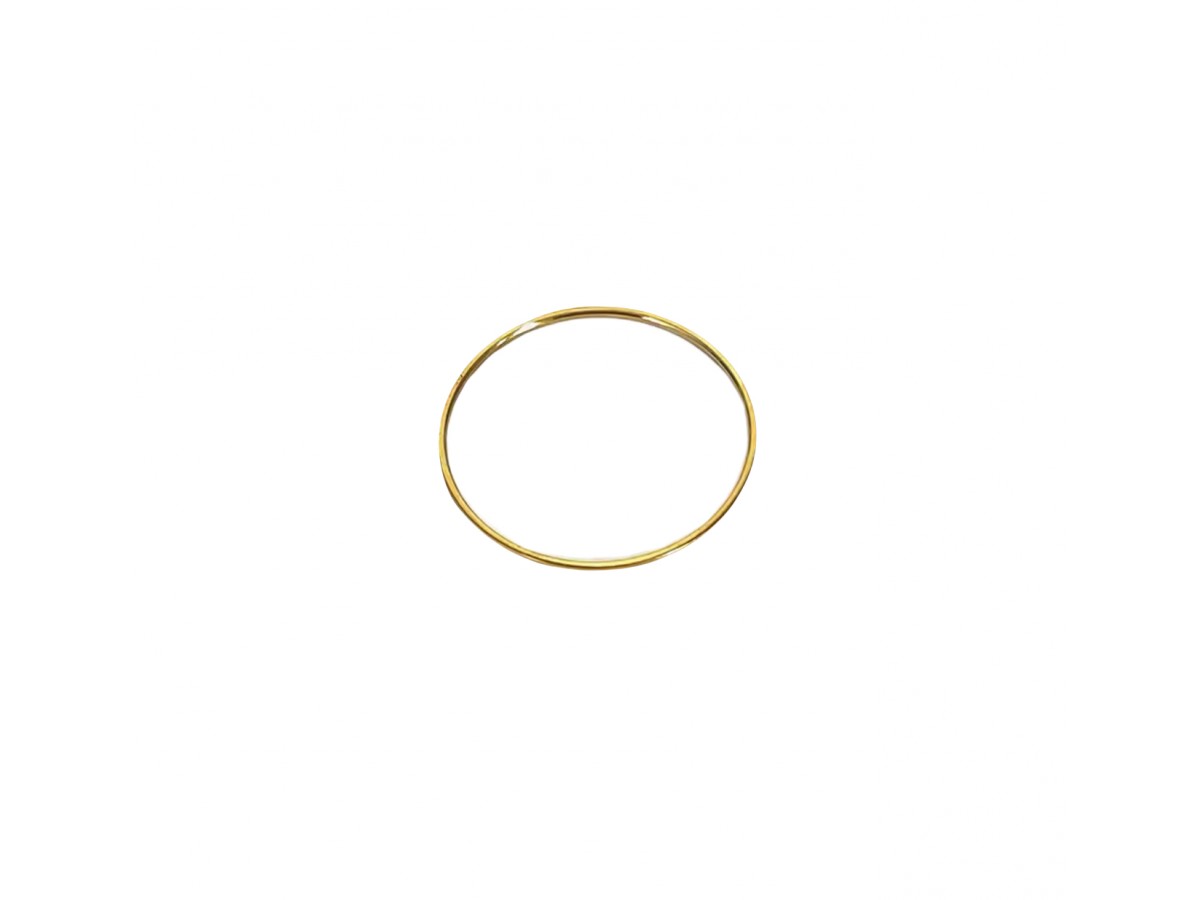 Anel Fininho Liso Banho de Ouro18k.