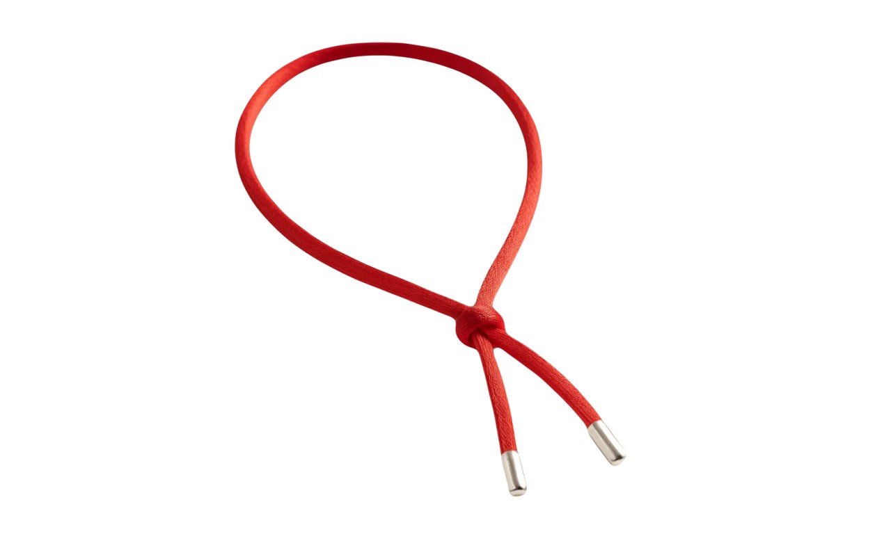 Pulseira Fio de Seda 2mm +Prata 925.